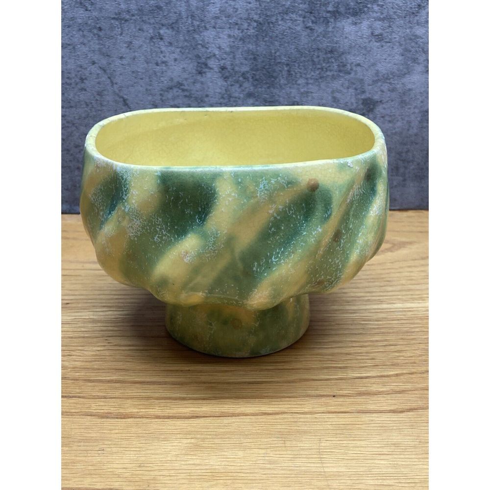 Vintage Inarco Green & Yellow Planter